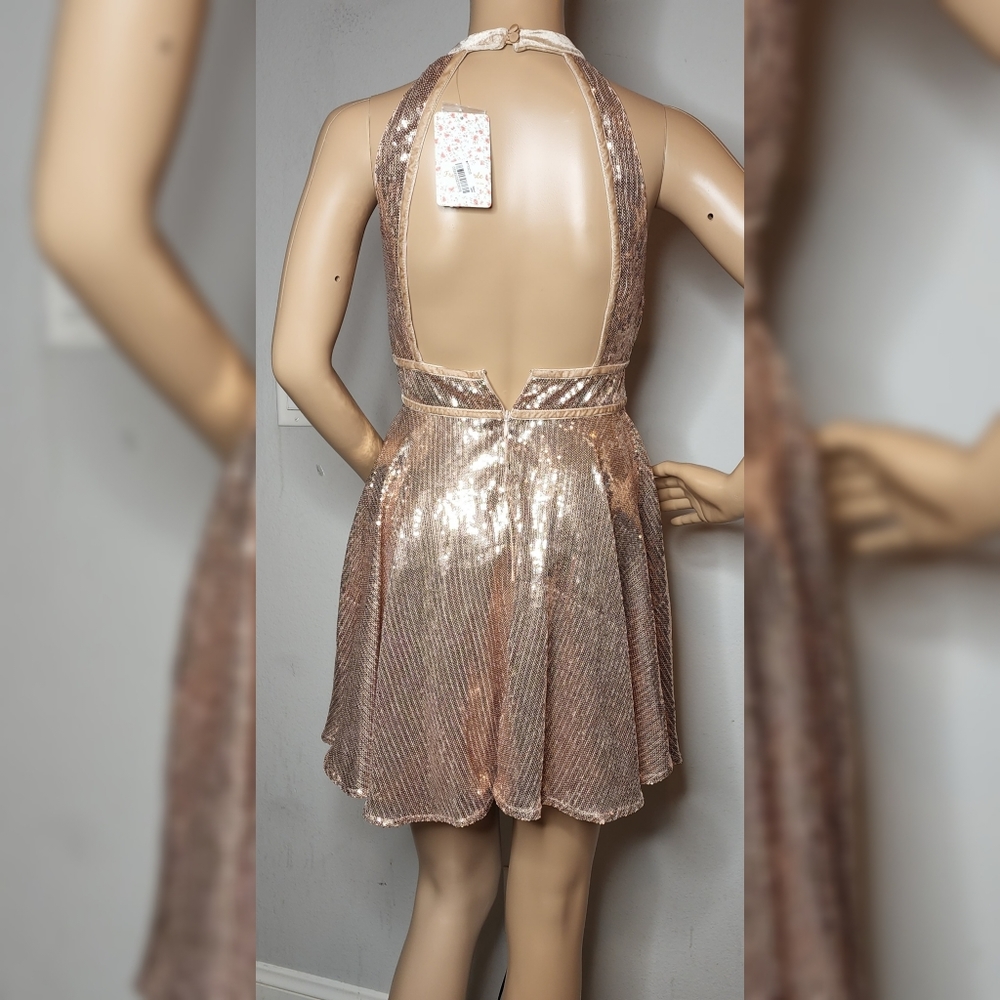 Free People sequin mini dress, New Years Eve NWT - Picture 7 of 16